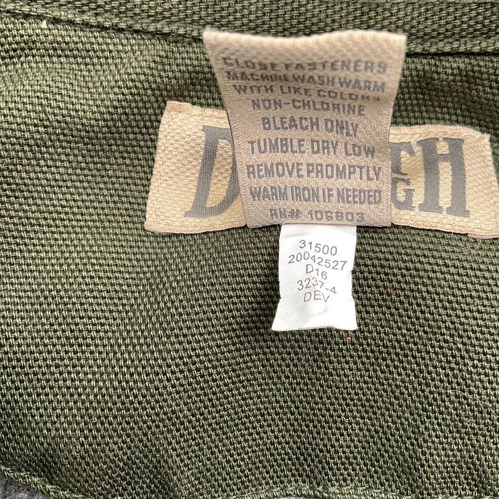 Duluth Shacket Men‎ 3XL Green Hanger Bender Fire Hose Lined Chore Shacket Work